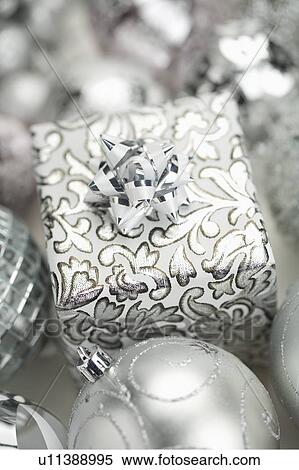 Gift in color of Silver View Large Photo Image Stock Photography - Gift in color of Silver. Fotosearch