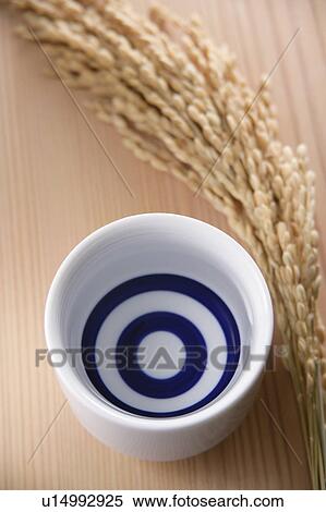 Stock Photography - A cup of sake. Fotosearch