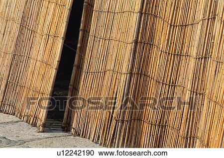 Stock Image - Bamboo blinds. Fotosearch