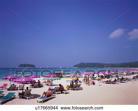 Picture - Beach in Phuket Island. Fotosearch