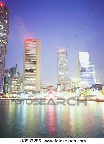 Boat Quay View Large Photo Image Stock Photograph - Boat Quay. Fotosearch