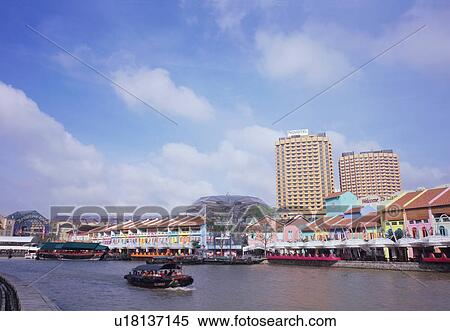 Stock Photography - Clarke Quay. Fotosearch