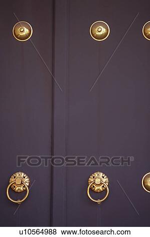 Stock Photo - Close-up of door. Fotosearch