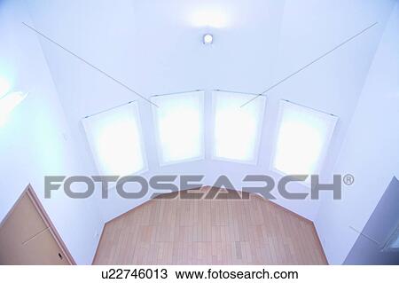 Empty room, high angle view View Large Photo Image Stock Image - Empty room, high angle view. Fotosearch