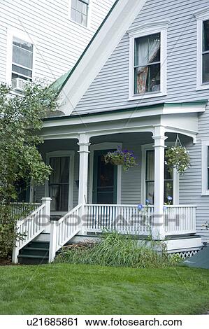 Stock Image - Exterior of house. Fotosearch