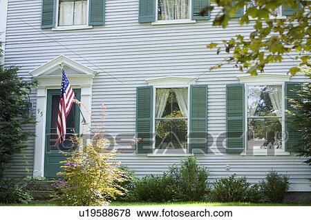 Stock Photo - Exterior of house. Fotosearch