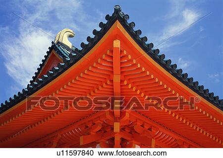 Stock Image - Heian Jingu Shrine, Kyoto Prefecture, Japan. Fotosearch