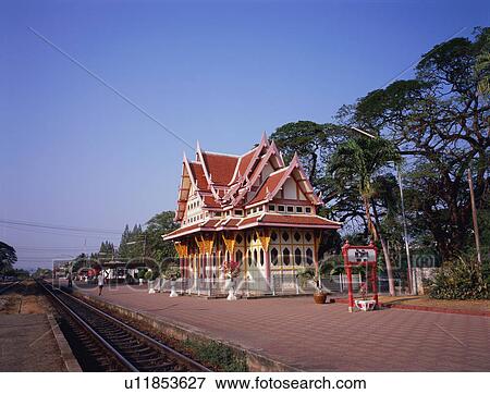 Stock Photo - Hua Hin Station. Fotosearch