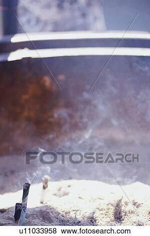 Stock Photo - Incense at temple, Sensoji, Asakusa, Tokyo, Japan. Fotosearch