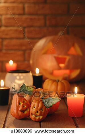 Jack O' Lantern View Large Photo Image Stock Photograph - Jack O' Lantern. Fotosearch