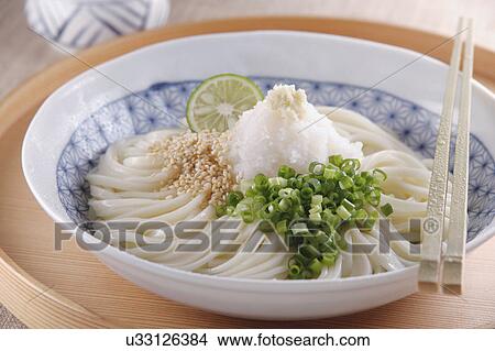Picture - Japanese Wheat Noodles. Fotosearch