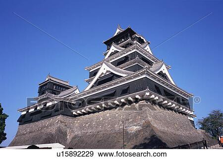 Stock Photo - Kumamoto Castle, Kumamoto Prefecture, Japan. Fotosearch