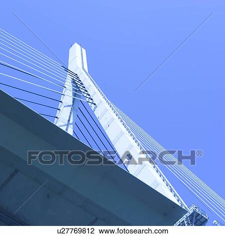 Stock Image - Low angle view of a bridge. Fotosearch