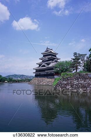 Matsumoto Castle in Nagano Prefecture, Japan View Large Photo Image Stock Image - Matsumoto Castle in Nagano Prefecture, Japan. Fotosearch