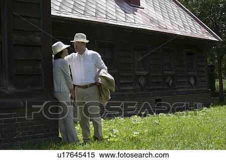 Mature couple standing View Large Photo Image Stock Photography - Mature couple standing. Fotosearch
