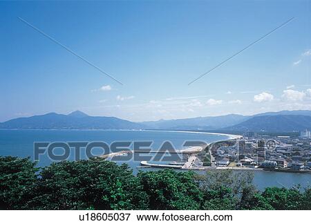 Stock Photo - Nijino Matsubara, Saga Prefecture, Japan. Fotosearch