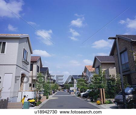 Residential district in Japan View Large Photo Image Stock Image - Residential district in Japan. Fotosearch