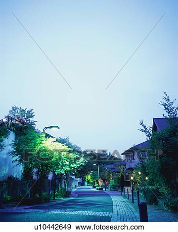 Residential district in Japan View Large Photo Image Stock Photo - Residential district in Japan. Fotosearch