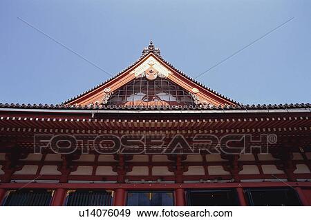 Stock Photo - Sensoji Temple, close-up, Asakusa, Tokyo, Japan. Fotosearch