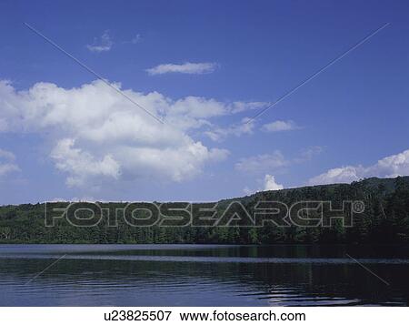 Stock Photo - Shirakoma Pond, Nagano Prefecture, Japan. Fotosearch