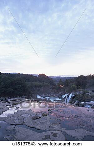 Stock Image - Sogi Waterfall, Kagoshima Prefecture, Japan. Fotosearch