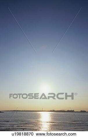 Sunset, Tokyo Bay, Japan View Large Photo Image Stock Image - Sunset, Tokyo Bay, Japan. Fotosearch