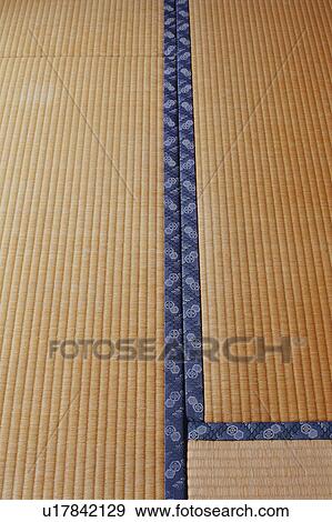 Stock Photo - Tatami Mat, close-up. Fotosearch