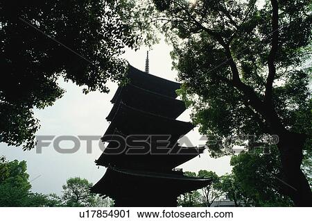 Stock Image - Toji Temple, Kyoto Prefecture, Japan. Fotosearch