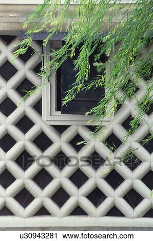 Stock Image - Wall at Higashi Honganji Temple. Fotosearch