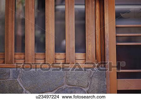 Wooden fence, close-up View Large Photo Image Picture - Wooden fence, close-up. Fotosearch