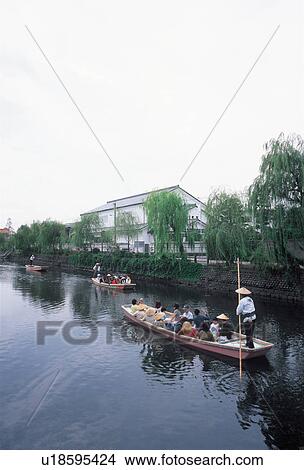 Picture - Yanagawa City, Fukuoka Prefecture, Japan. Fotosearch