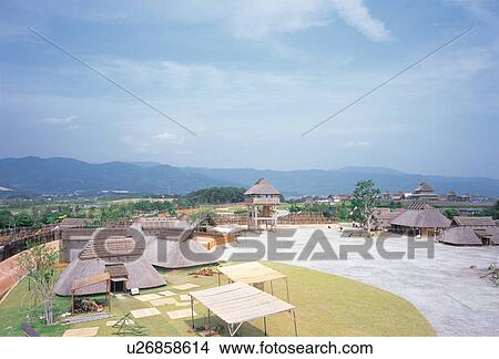 Picture - Yoshinogari Historical Park, Saga Prefecture, Japan. Fotosearch