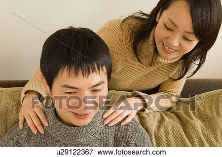 Young couple View Large Photo Image Stock Photo - Young couple. Fotosearch
