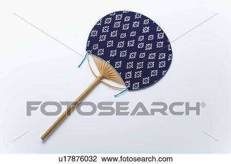 Japanese fan, high angle view, white background View Large Photo Image Stock Image - Japanese fan, high angle view, white background. Fotosearch