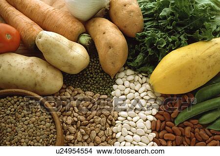A variety of vegetables and produce View Large Photo Image Picture - A variety of vegetables and produce. Fotosearch