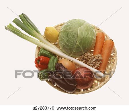 Basket full of vegetables View Large Photo Image Stock Image - Basket full of vegetables. Fotosearch