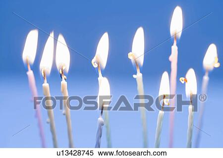 Stock Photography - Birthday Candles. Fotosearch
