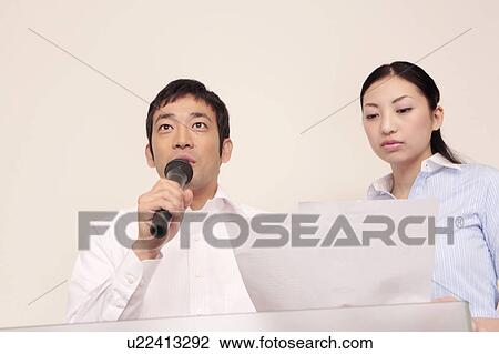Stock Image - Business presentation. Fotosearch