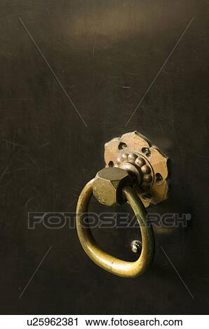 Close-up of a decorative door handle View Large Photo Image Stock Image - Close-up of a decorative door handle. Fotosearch