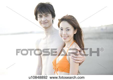Couple in Enoshima View Large Photo Image Stock Image - Couple in Enoshima. Fotosearch