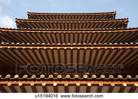 Stock Photograph - Five-storied pagoda. Fotosearch