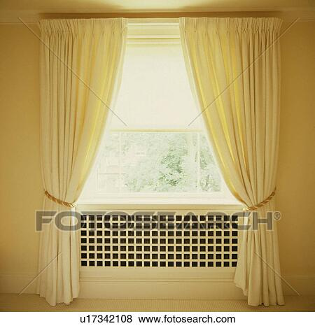 Stock Photo - Front view of a sunny window. Fotosearch