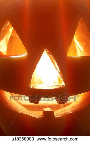 Halloween jack-o'-lantern View Large Photo Image Stock Image - Halloween jack-o'-lantern. Fotosearch