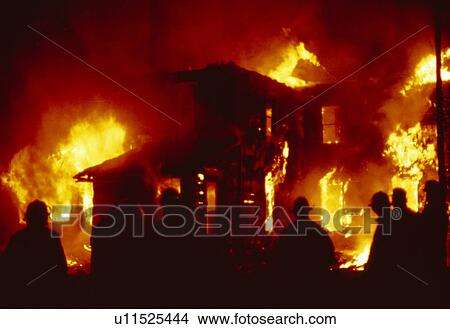 House on fire View Large Photo Image Picture - House on fire. Fotosearch