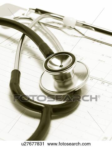 Medical chart and stethoscope View Large Photo Image Stock Image - Medical chart and stethoscope. Fotosearch
