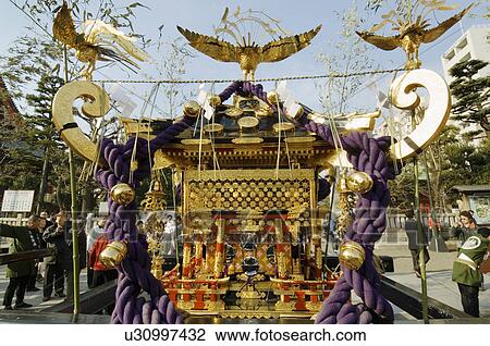 Stock Image - Portable shrine. Fotosearch
