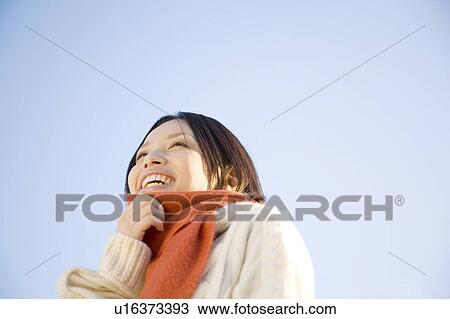 Stock Image - Portrait of woman. Fotosearch