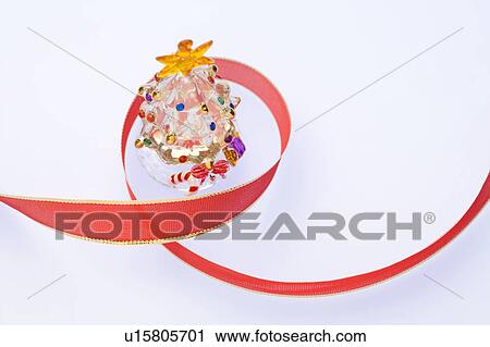 Ribbon and ornament View Large Photo Image Stock Image - Ribbon and ornament. Fotosearch