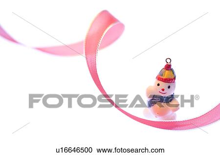 Stock Image - Ribbon and ornament. Fotosearch