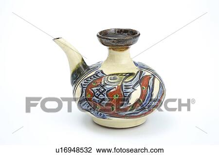 Stock Image - Sake bottle. Fotosearch